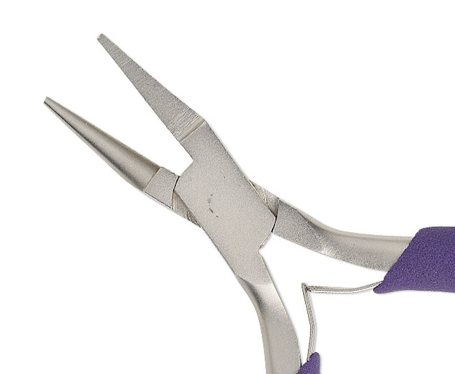Round & Flat Nose Forming Pliers, High Carbon Steel, 5"