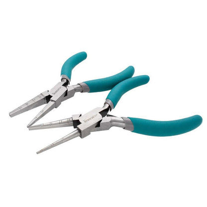 BeadSmith LOOP-RITE ROUND & SQUARE Pliers to Create Loops &  Wraps (Set of 2)