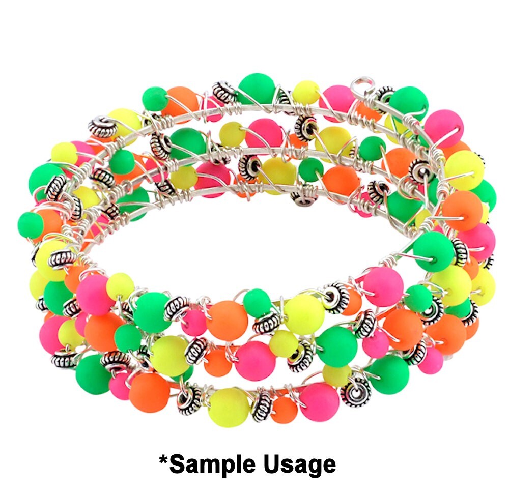 Beadalon Flat Bracelet Memory Wire 2.25 inch, 12 Coils, 0.35 oz