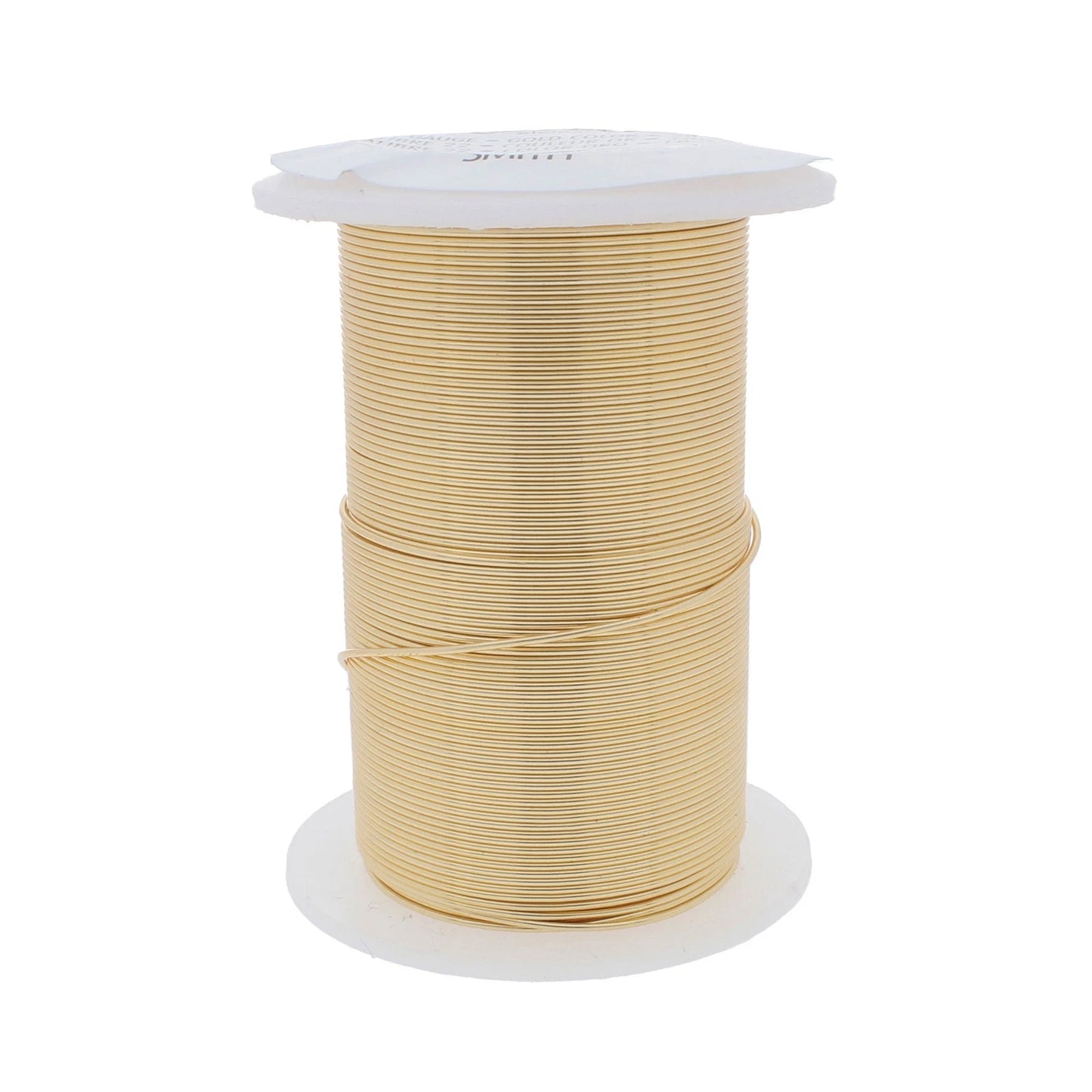 Beadsmith Tarnish Resistant Gold Round Wire, 24 Gauge, 30 Yards