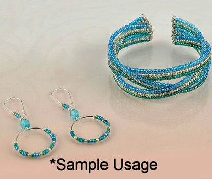 Stainless Steel Ring Memory Wire 3/4", 1 oz (approx. 195 loops)