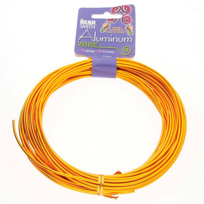 BeadSmith Anodized Aluminum Wire 12 Gauge - 39 Feet