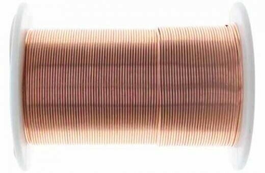 Wrapping Wire, Tarnish Resistant, 20 Gauge, 15 Yards – Copper, Gold, or Silver