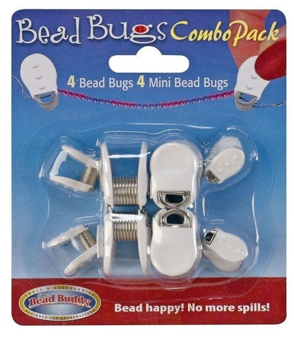 Bead Bugs Mini Bead Holders - Stainless Steel Stringing Clips