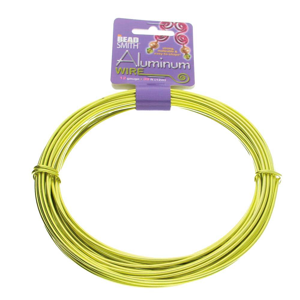 BeadSmith Anodized Aluminum Wire 12 Gauge - 39 Feet