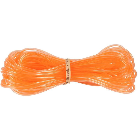 BeadSmith Orange 2mm Hollow Rubber Tubing Memory Wire Cover 10 Meters