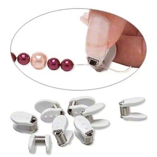 Bead Bugs Mini Bead Holders - Stainless Steel Stringing Clips