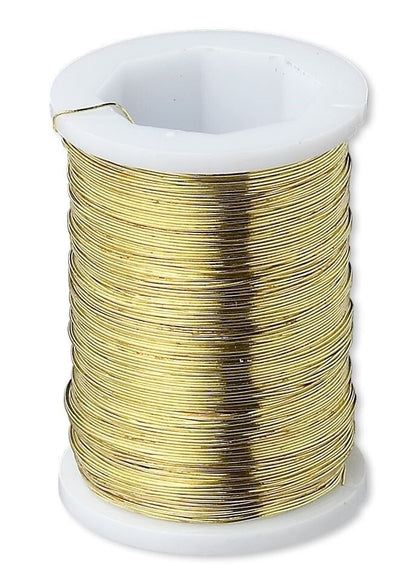 31 Gauge Plated Bead Wrapping Wire 48 yards, 2 Spools
