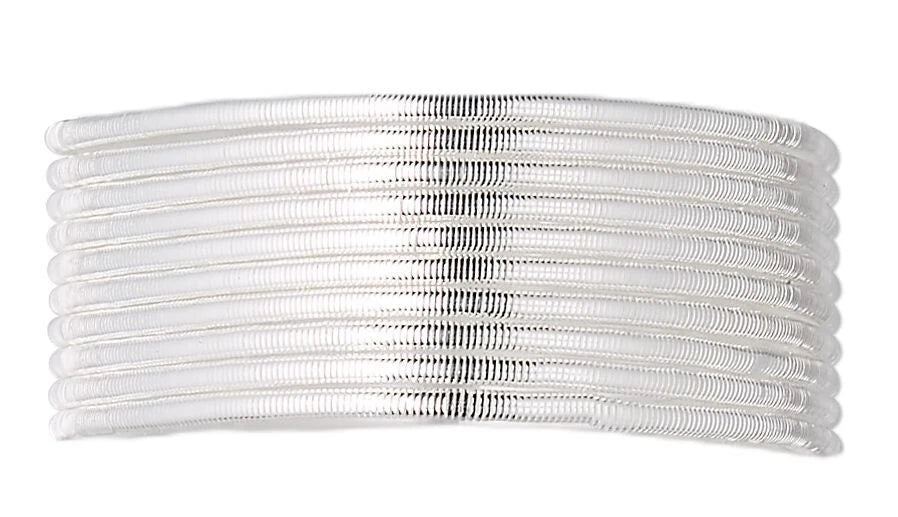 Silver Plated Brass French Wire, Extra Heavy 2.5mm, 1 Strand