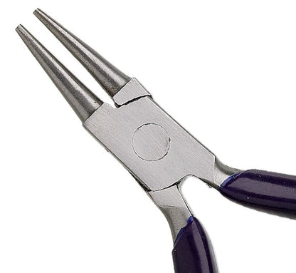 Round Nose Pliers 4-1/2" with 1mm Tip for Wire Wrapping
