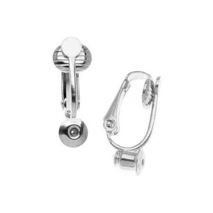 Earring Post to Clip-On Converters, Gold or Silver Plated