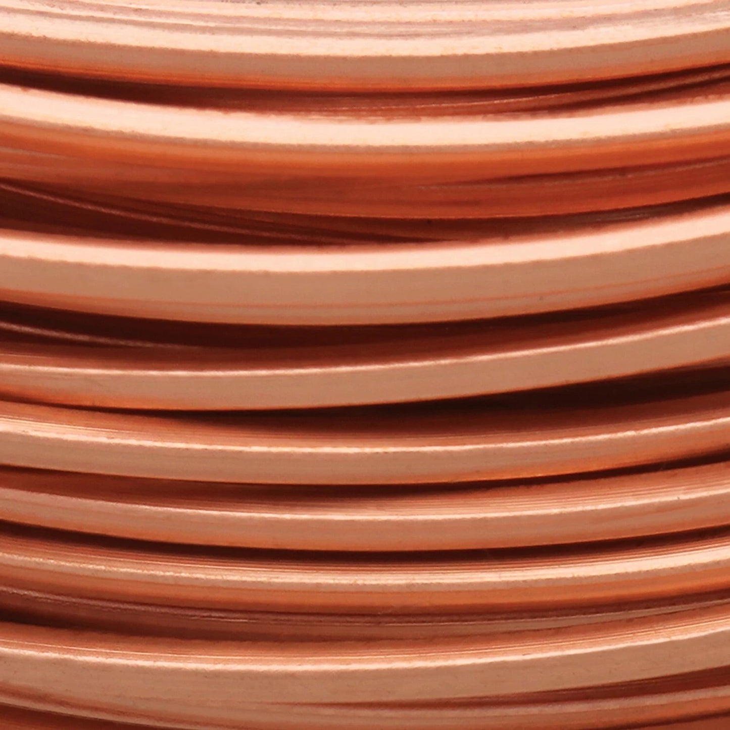 Beadsmith Copper Square Non-Tarnish Wire, 21 Gauge (0.72mm), 7 Yards