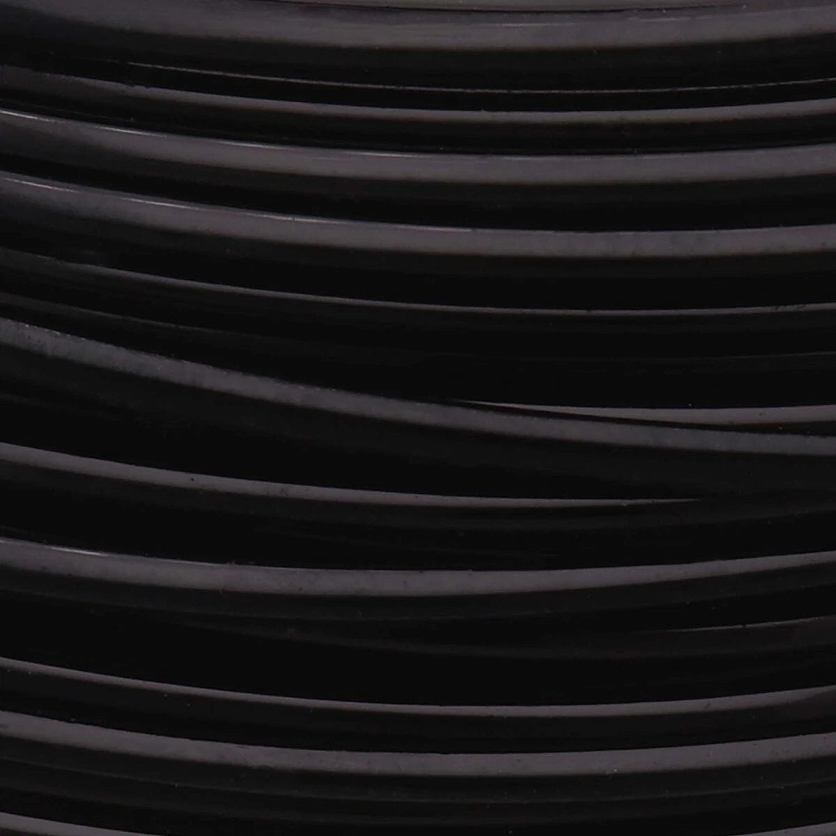 Beadsmith Black Square Wrapping Wire, 21 Gauge (1.02mm), 7 yd