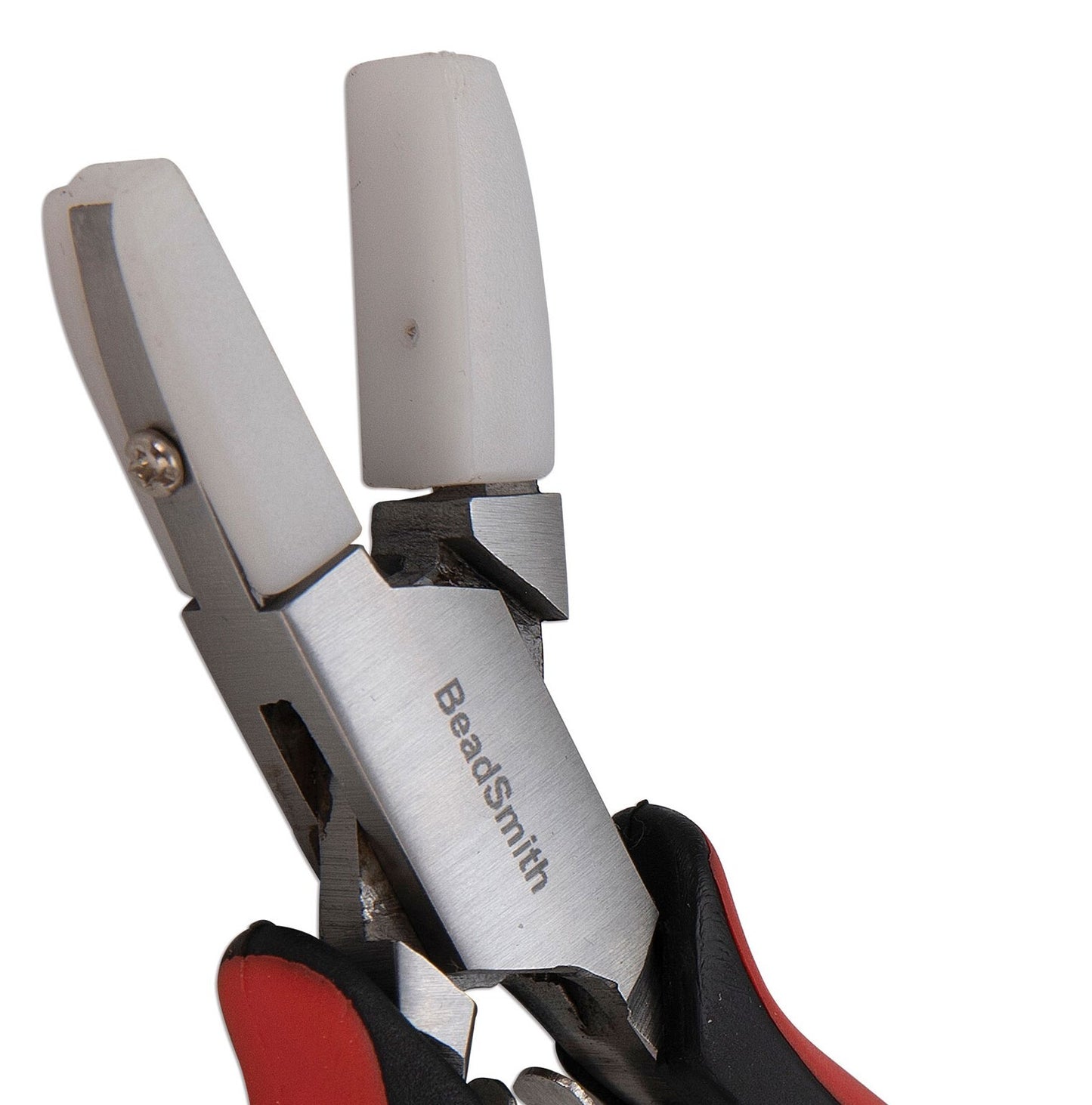 BeadSmith Superfine Ergo Double Nylon Jaw Flat Nose Pliers 5"