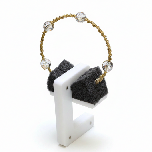 Bracelet Knotter Tool by Beadalon, Bangle Holder for Knotting, with Instructions
