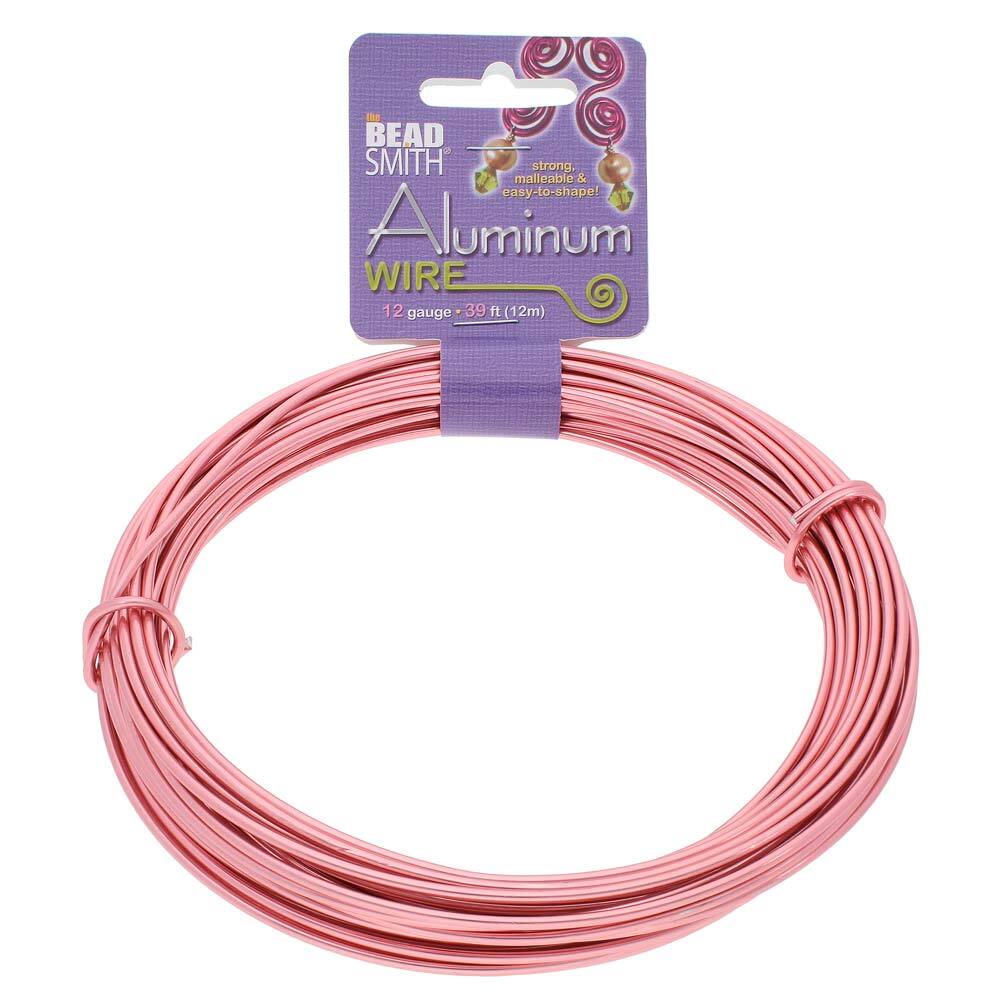BeadSmith Anodized Aluminum Wire 12 Gauge - 39 Feet