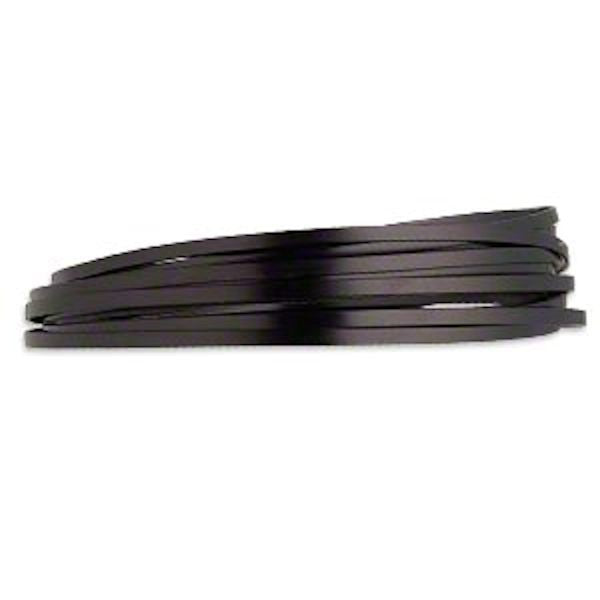 Anodized Aluminum Flat Wrapping Wire, 16 Gauge, 18 Feet