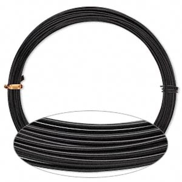 Aluminum Wire 16 Gauge 1.25mm Round, Tarnish Resistant, 45 ft – 5 Colors