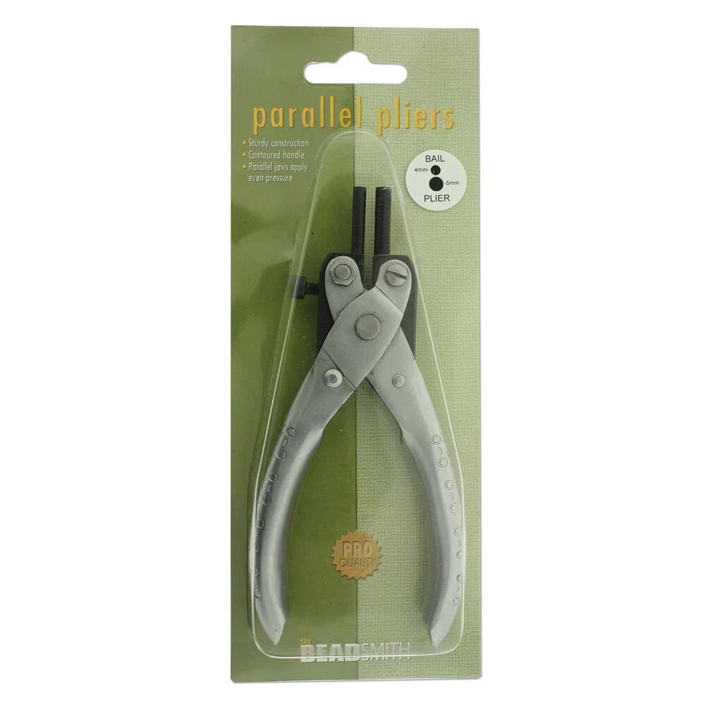 BeadSmith Parallel Bail Making & Wire Wrapping Pliers, 4mm & 5mm Round Tips, 5-1/2 inch