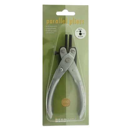 BeadSmith Parallel Bail Making & Wire Wrapping Pliers, 4mm & 5mm Round Tips, 5-1/2 inch