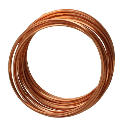 Beadsmith Non-Tarnish Copper Square Wire, 18 Gauge (1.02mm), 7 Yards