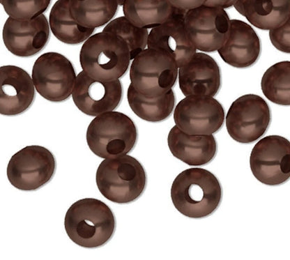 Antiqued Copper Plated Brass Smooth Rondelle Beads, 3x2mm, 100 pcs