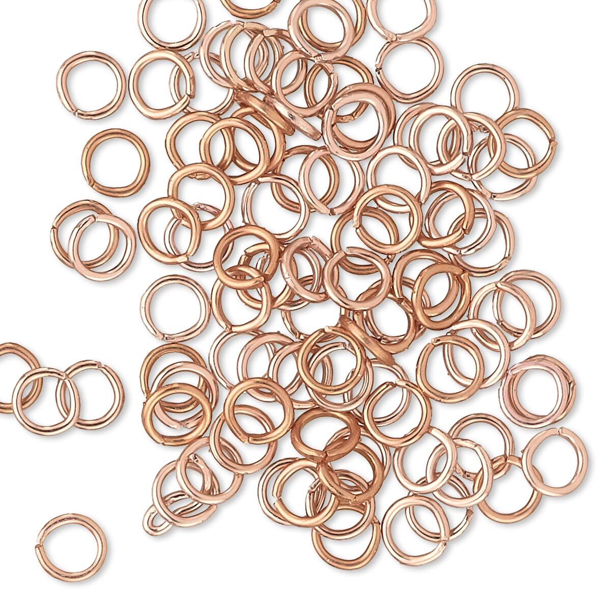 Anodized Aluminum Jump Rings 20 Gauge 5mm - 100 pcs