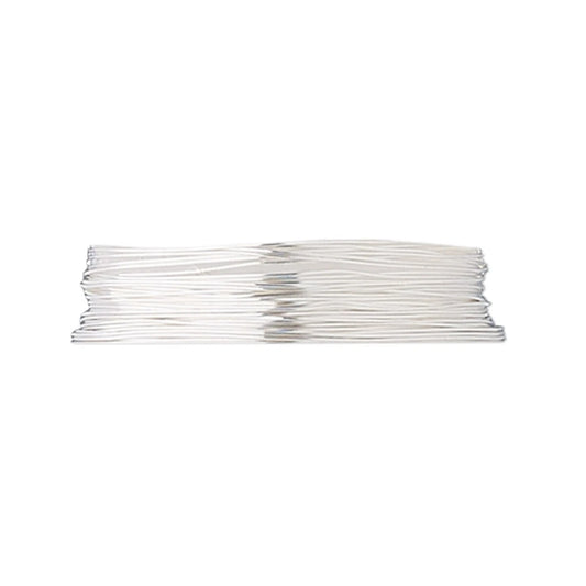 Fine Silver Dead Soft Round Wire, 28 Gauge, 5 Feet