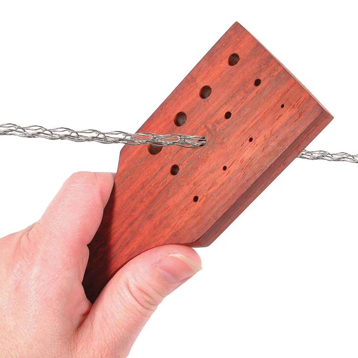 BeadSmith Deluxe Wooden Wire & Chain Drawplate