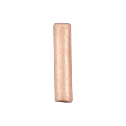 Beadalon Bare Copper Large Seamless Crimp Tube, 10mm, 1.3mm ID, 16 Gauge, 55 pcs