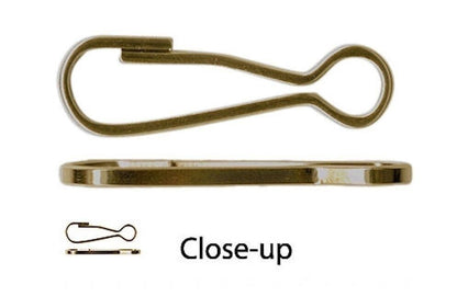 Antiqued Brass Lanyard Snap Hook Clasps 20x6mm