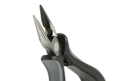 5-Piece Ergonomic Pliers Set, Bent Chain Nose, Flat Nose, Round Nose, Chain Nose & Side Cutter