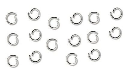 Beadsmith Stainless Steel Pre-Opened Jump Rings, 4mm ID, 22 Gauge - 100 pcs