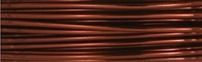 Beadalon Brown Round Wrapping Wire, 20 Gauge (0.81mm), 15 yd