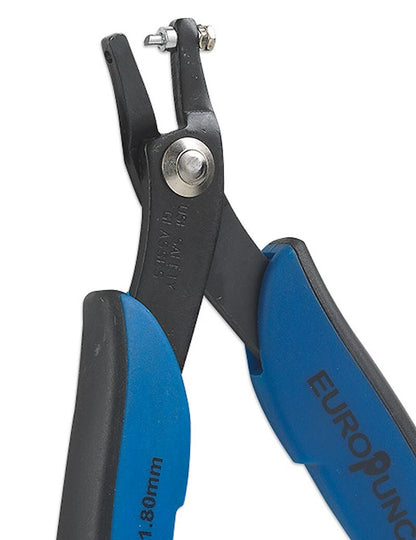 Euro Tool 1.8mm Round Hole Punch Pliers with Replaceable Pin, 5-3/4 inch