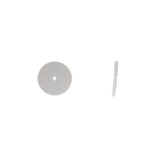 Clear Acrylic Earring Comfort Pads, 10mm, 100 pcs
