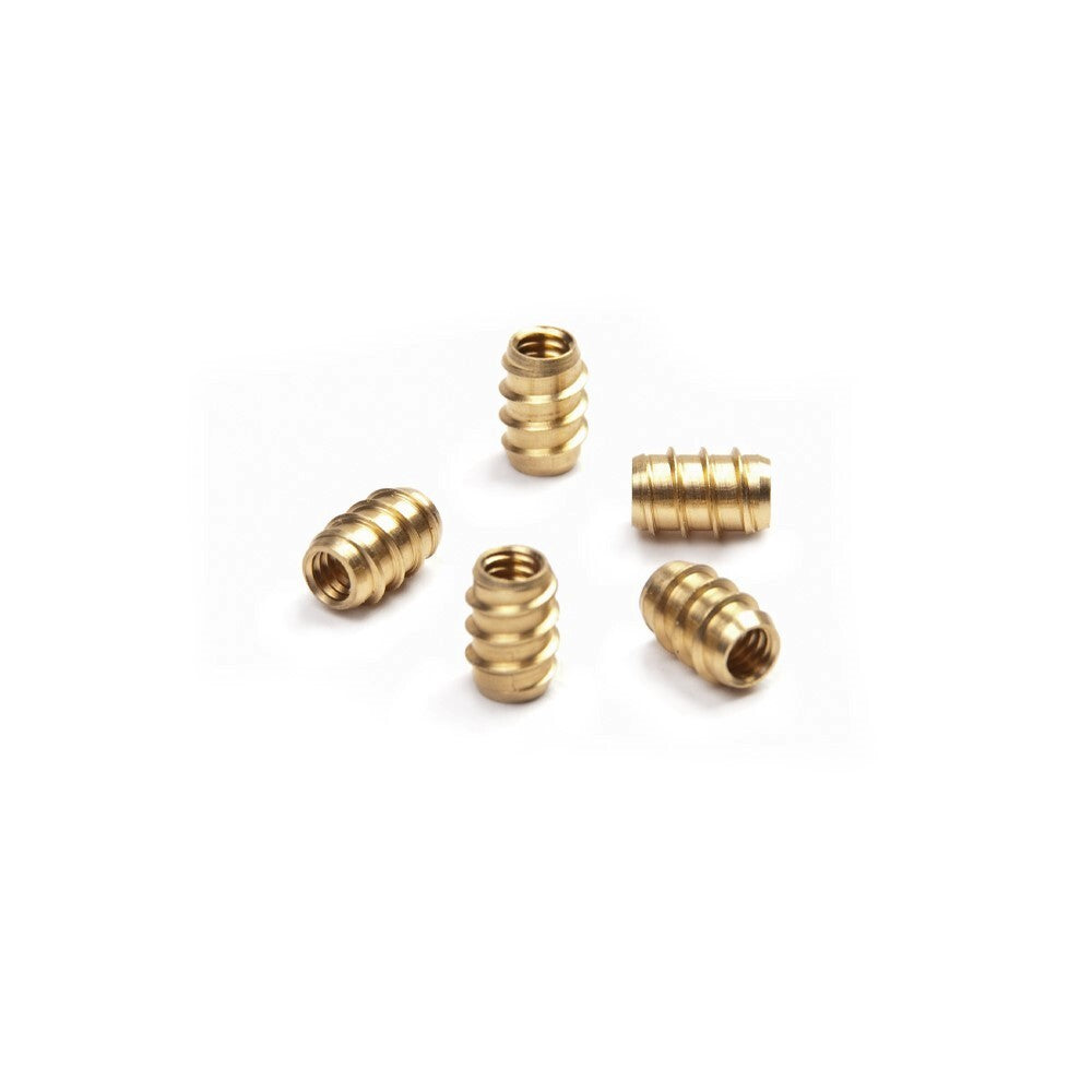 #8-32 Threaded Brass Inserts & Screws for Custom Knobs
