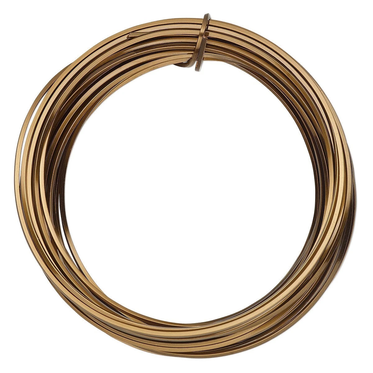 ParaWire Vintage Bronze Square Non-Tarnish Copper Wire, 18 Gauge (1.02mm), 7 Yards