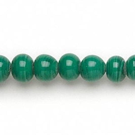 Lampwork Glass Kelly Green Swirl Rondelle Beads, 1 Strand (approx. 50-54)