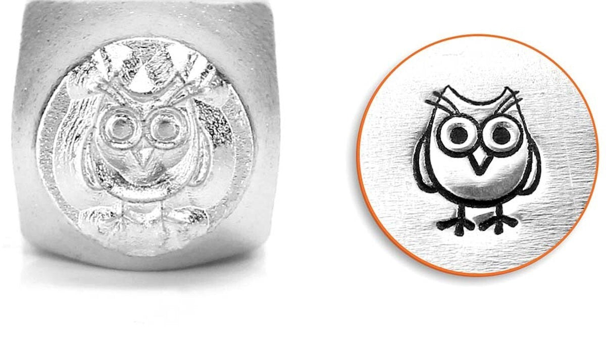 ImpressArt Hootie Owl Metal Stamp 6mm