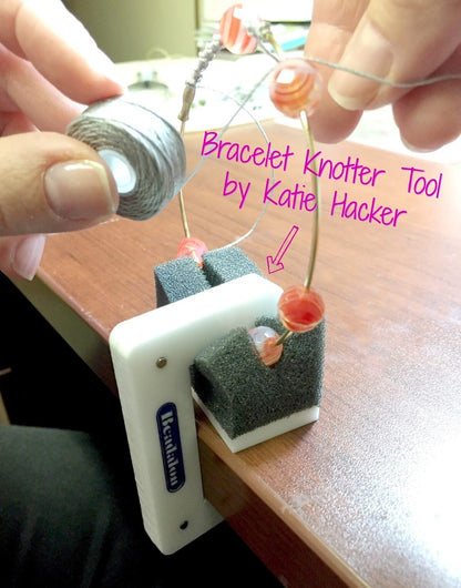 Bracelet Knotter Tool by Beadalon, Bangle Holder for Knotting, with Instructions