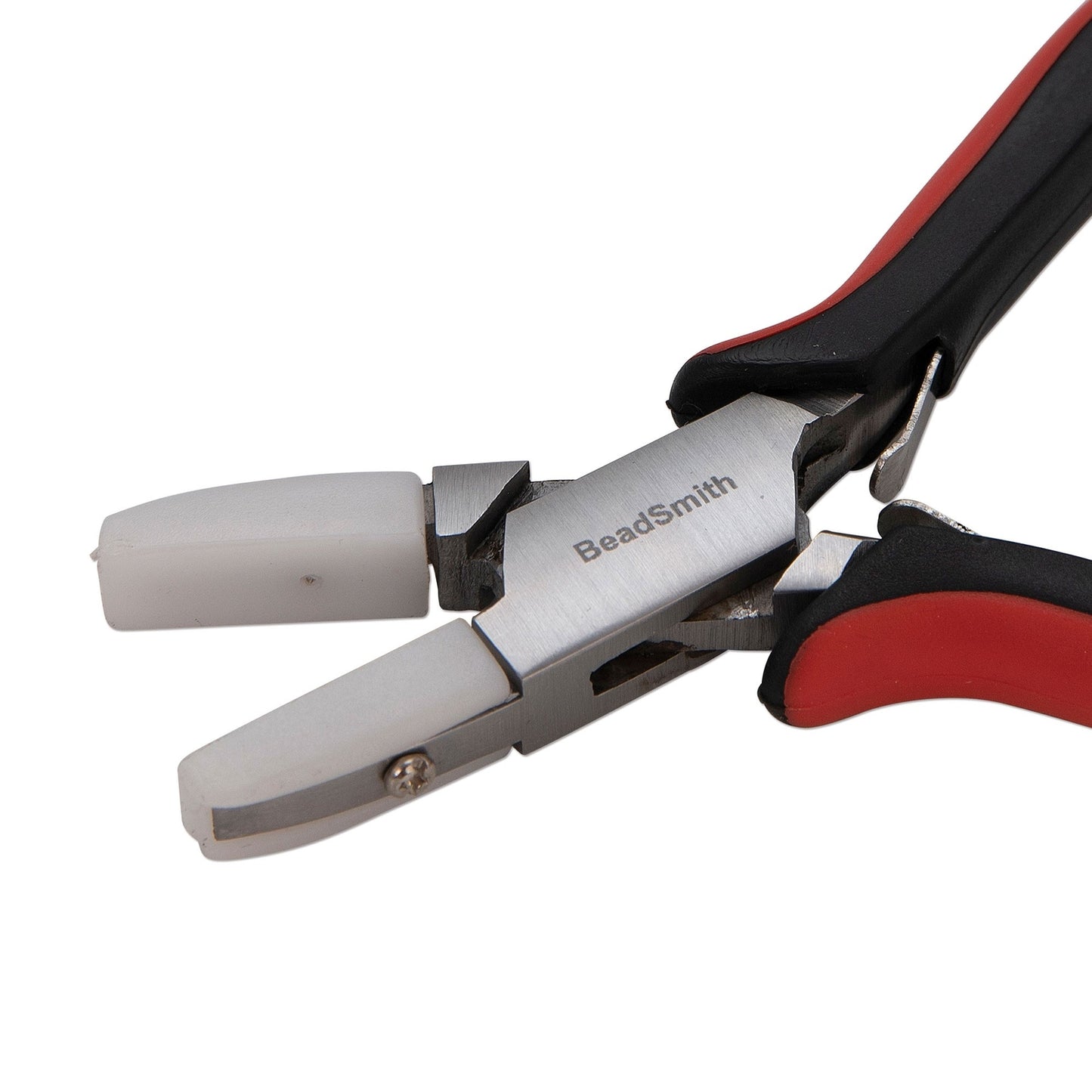 BeadSmith Superfine Ergo Double Nylon Jaw Flat Nose Pliers 5"