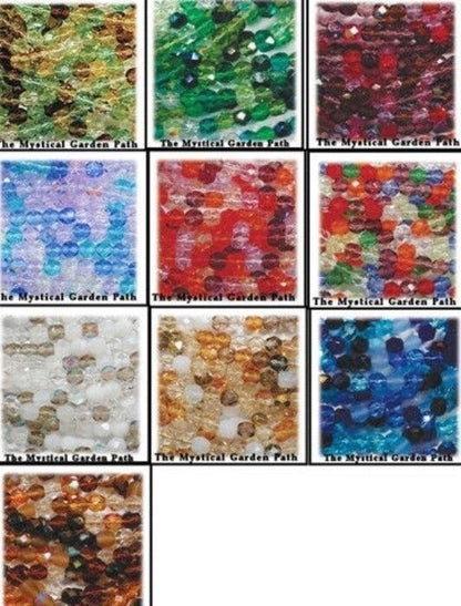 Czech Fire Polished Glass Round Beads, 8mm, 50 pcs