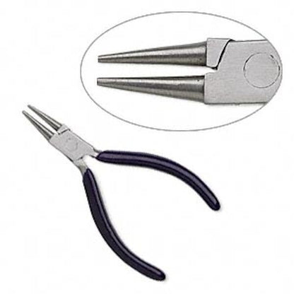Round Nose Pliers 4-1/2" with 1mm Tip for Wire Wrapping