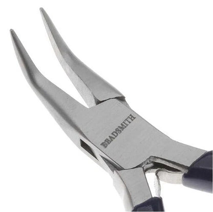 BeadSmith Super Fine Bent Nose Pliers, 5" - Jewelry Making Tool
