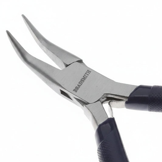 BeadSmith Super Fine Bent Nose Pliers, 5" - Jewelry Making Tool