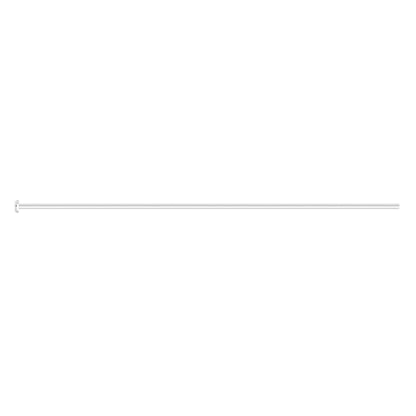 Head Pin, 144 Silver Plated Brass 2 1/2" Long 21 Gauge Standard Headpins
