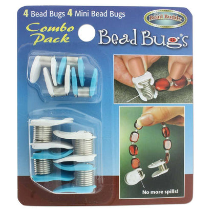 Bead Bugs Mini Bead Holders - Stainless Steel Stringing Clips