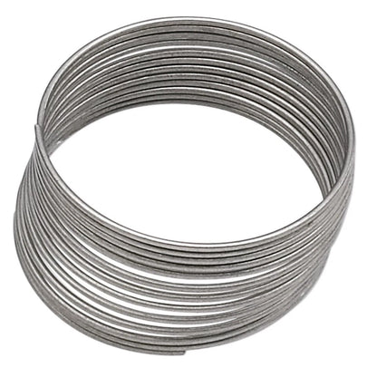Stainless Steel Ring Memory Wire 3/4", 1 oz (approx. 155 loops)