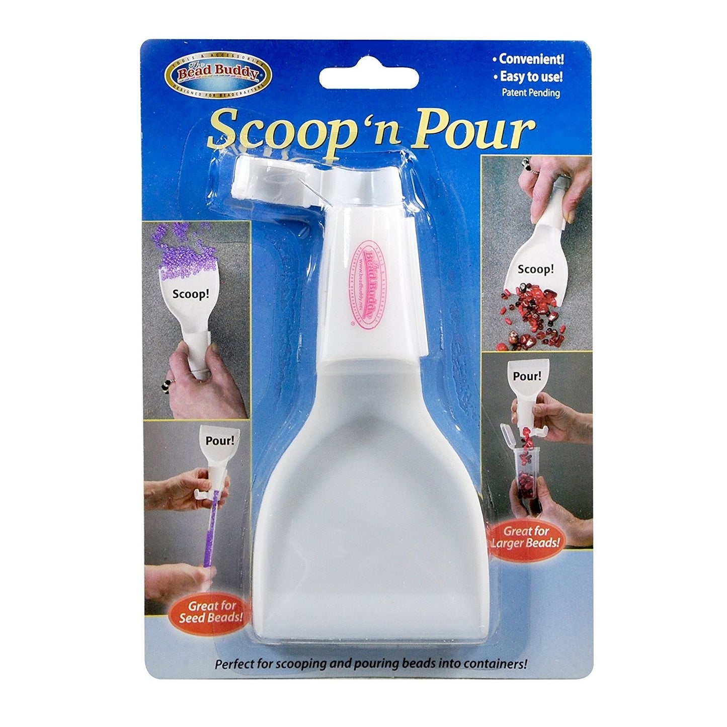 Bead Buddy Scoop 'n Pour with Cap, 1 pc